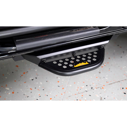 IAG I-Line Small Side Steps 2 pcs For Use Without Factory Rock Rails for 2021+ Ford Bronco - Installed Close-up