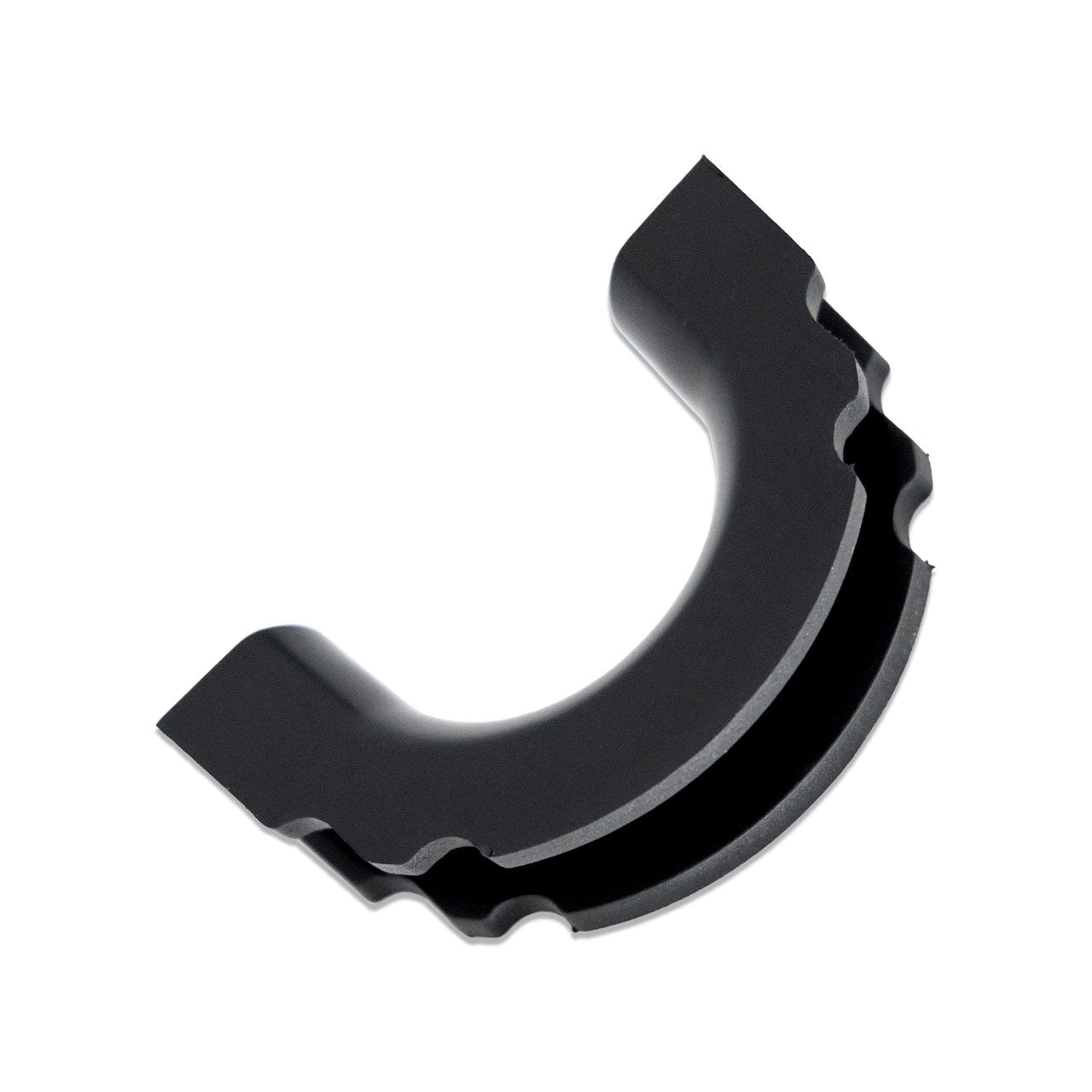 IAG I-Line Rear Bumper Black TPE Tow Loop Cover Pair for 2021+ Ford Bronco - 1