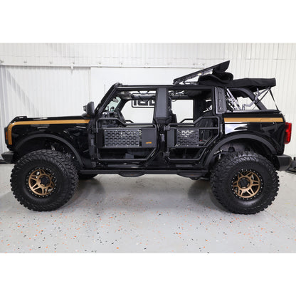 IAG I-Line No Drill Fender Delete Kit for 2021+ Ford Bronco Four Door - Installed