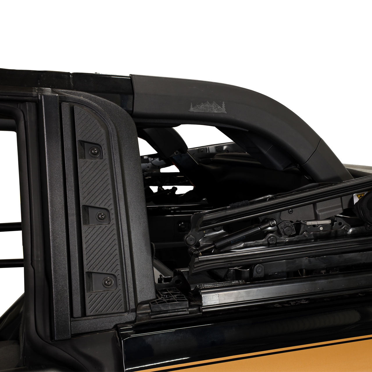 IAG I-Line 4pc D-Pillar Roll Bar Protective Cover Kit 2021+ Bronco Four Door - Installed 2