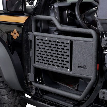 IAG I-Line Tube Front Door Pair 2021+ Ford Bronco Four Door - Installed 2