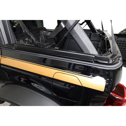 IAG I-Line Rear Tub Rail Protectors for 2021+ Ford Bronco Four Door - Installed Closed