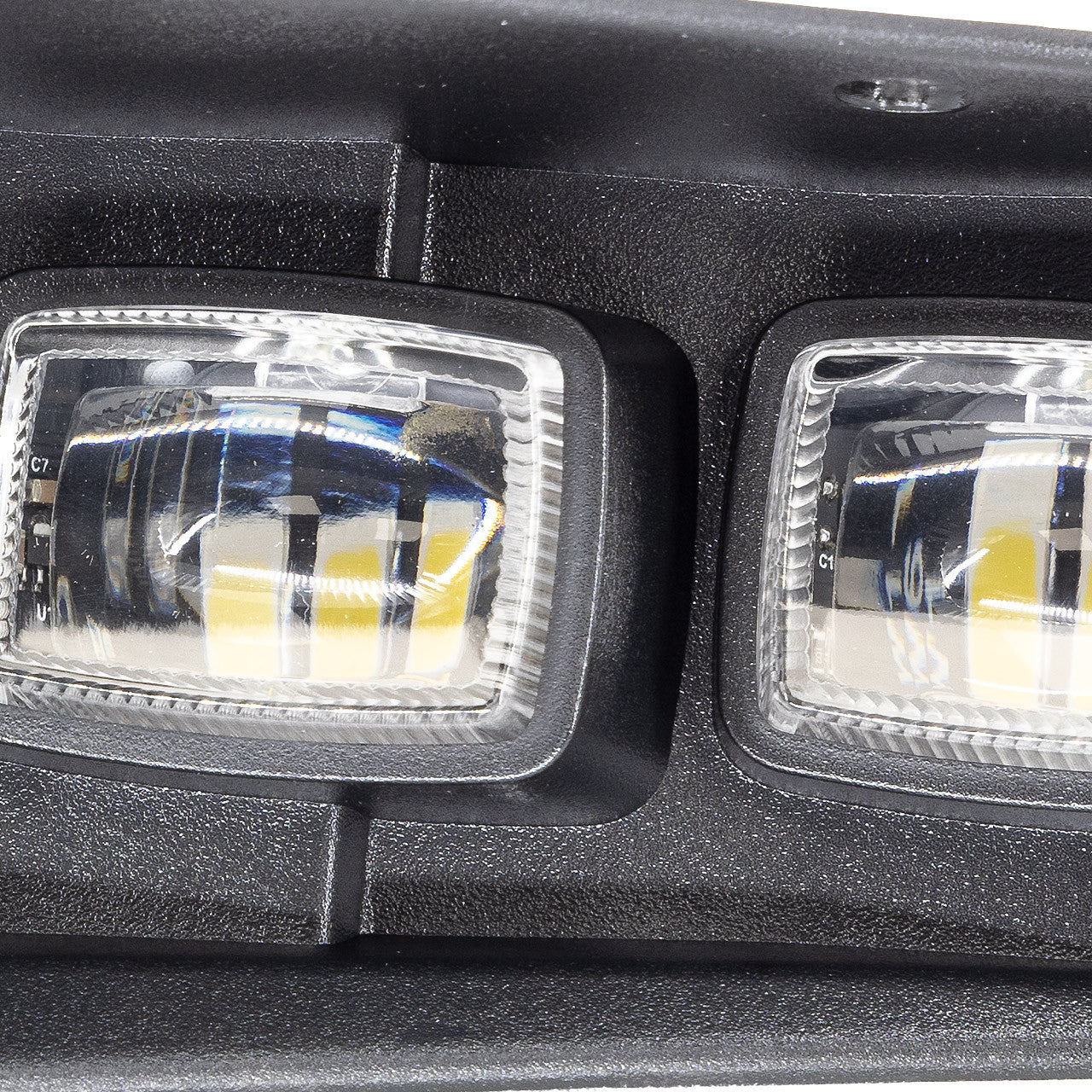 IAG I-Line 5 Lamp Bumper Indicator Light Kit for use with Modular Bumper 2021+ Ford Bronco - Close-Up