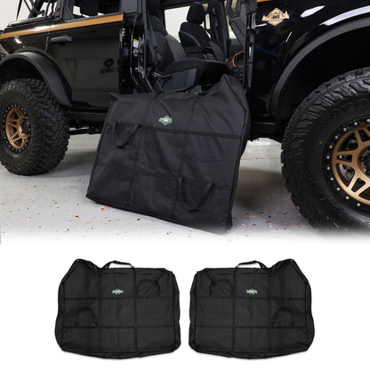 IAG I-Line Door Storage Bag Front Door Pair for 2021+ Ford Bronco Four Door