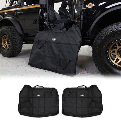 IAG I-Line Front Door Storage Bag Pair for 2021+ Ford Bronco Four Door