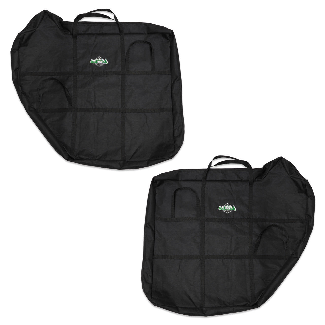 IAG I-Line Door Storage Bag Rear Door Pair for 2021+ Ford Bronco Four Door - Item Layout