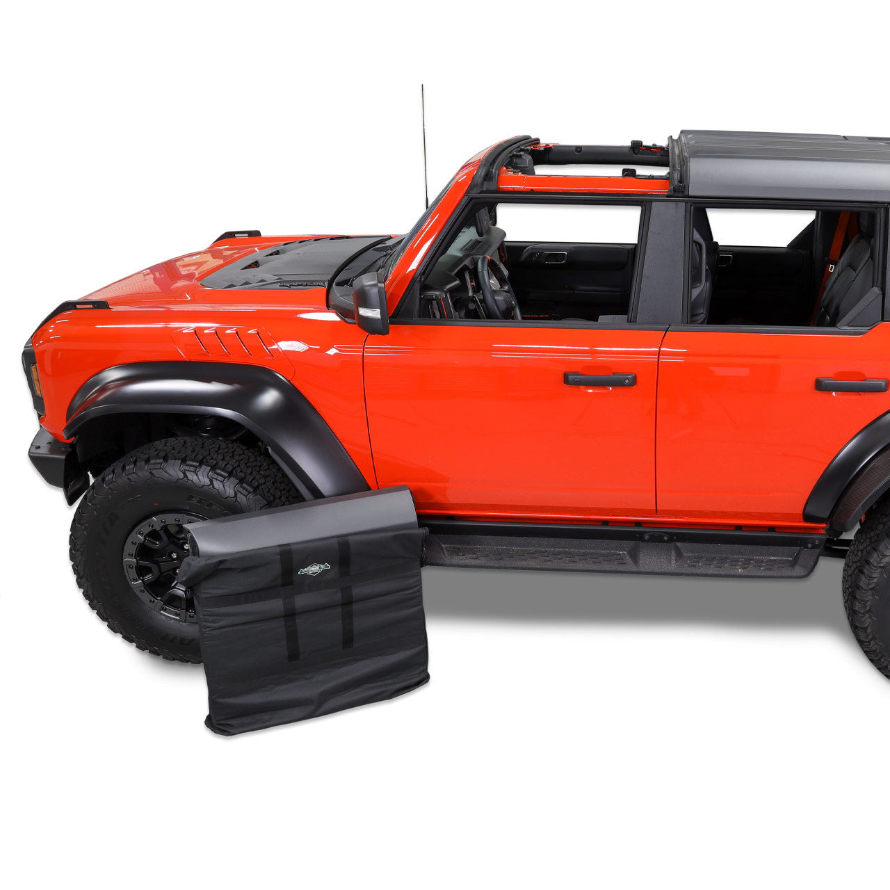 IAG I-Line Front Top Panel Storage Bag for 2021+ Ford Bronco - In Use