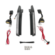 IAG l-Line Trail Marker w/ LED Lights in Matte Black for 2021+ Ford Bronco - Parts Layout