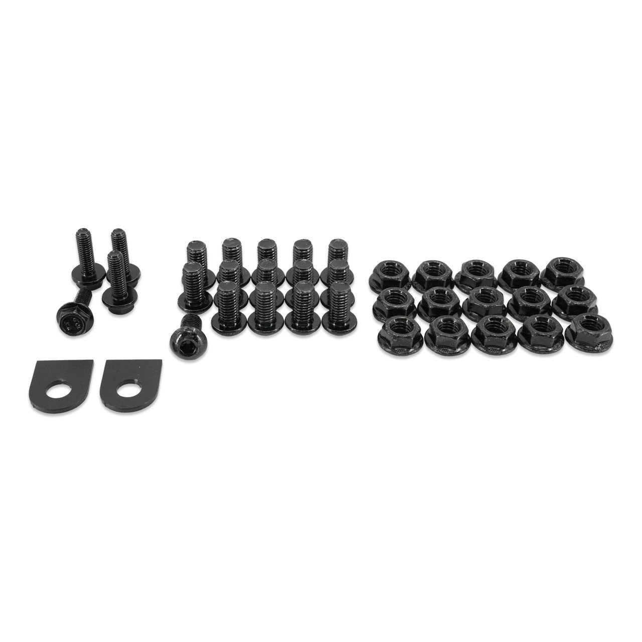 IAG l-Line Pinch Weld Cover for 2021+ Ford Bronco Two Door, Black Powder Coated Steel - Hardware