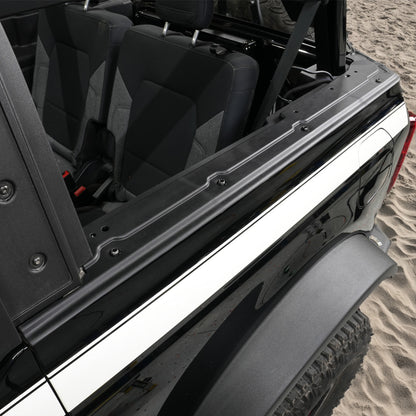 IAG I-Line Rear Tub Rail Protectors 2021+ Ford Bronco Two Door - Installed 2