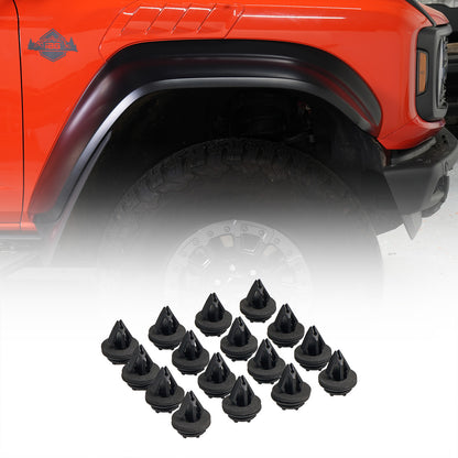 IAG Front Fender Clip Kit for 2022+ Ford Bronco Raptor - 16 Per Bag