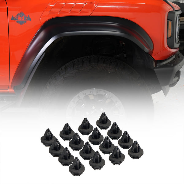 IAG Front Fender Clip Kit for 2022+ Ford Bronco Raptor - 16 Per Bag