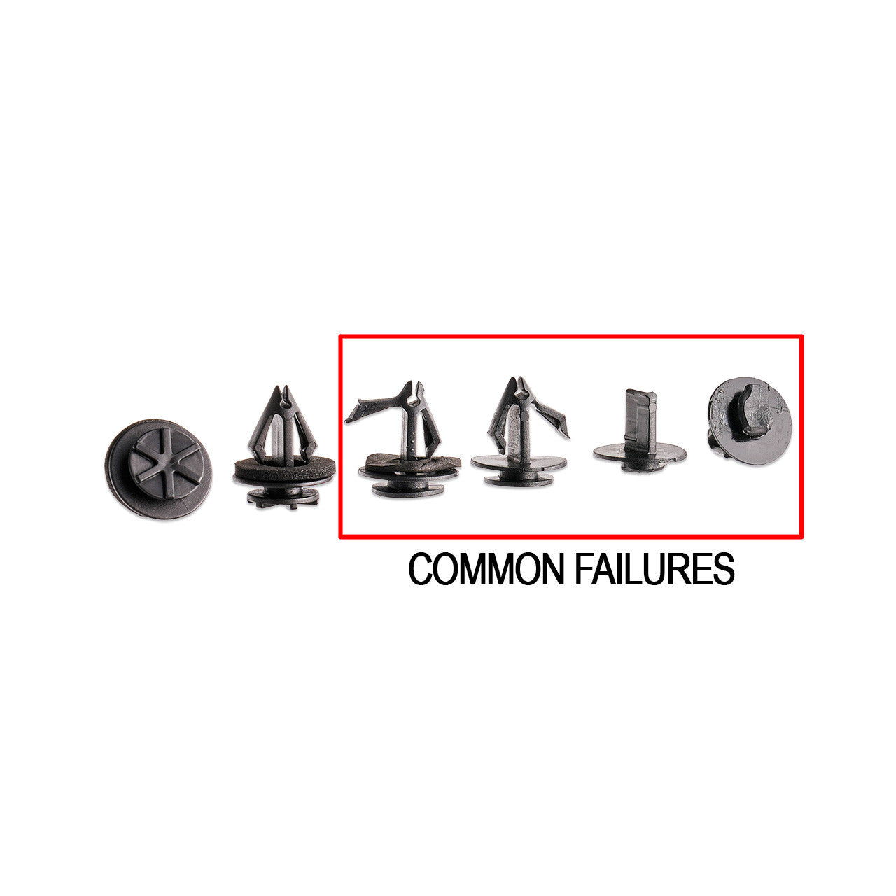 IAG Front Fender Clip Kit for 2022+ Ford Bronco Raptor - Common Clip Failures