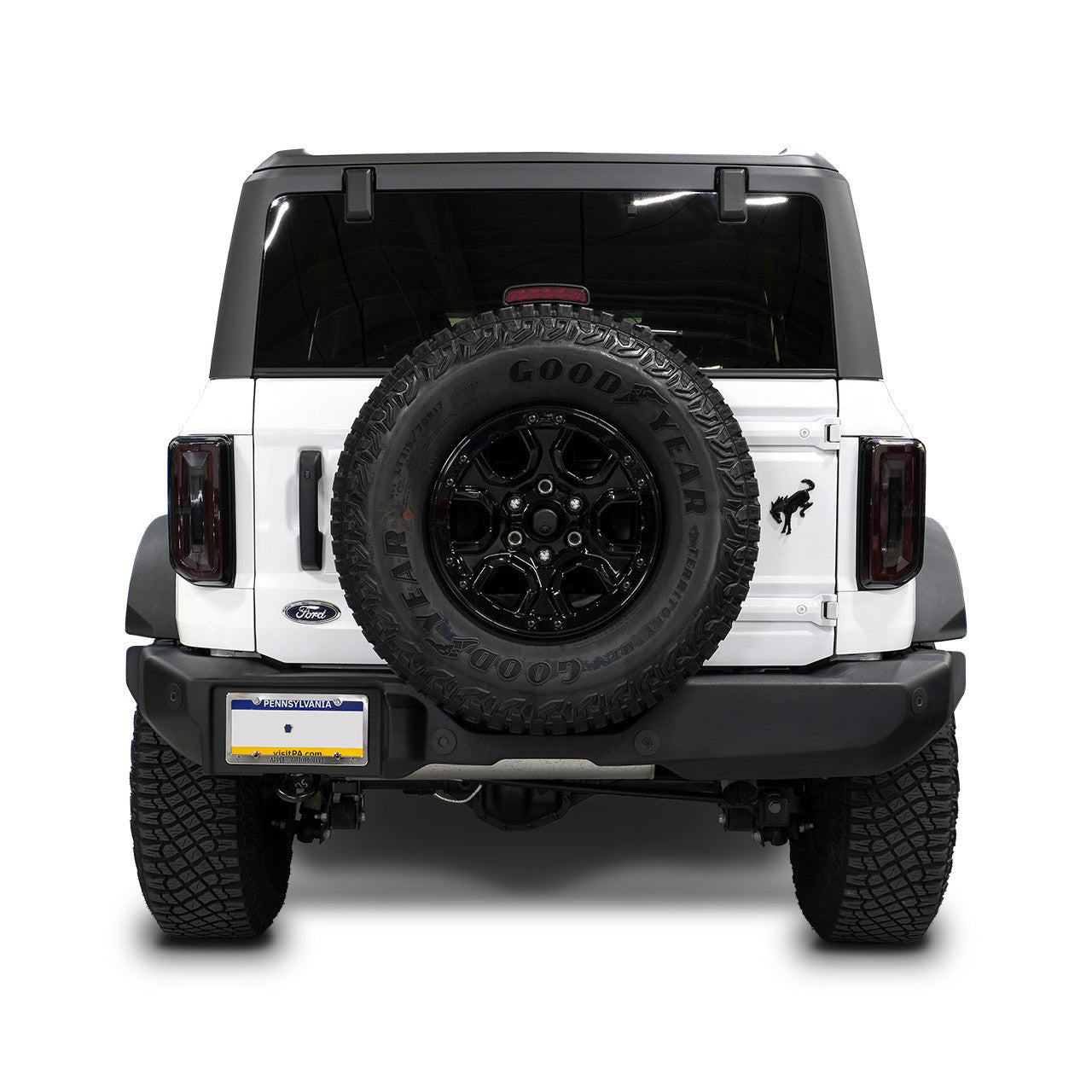 IAG I-Line Smoked LED Tail Light Cover For 2021+ Ford Bronco - Installed 2