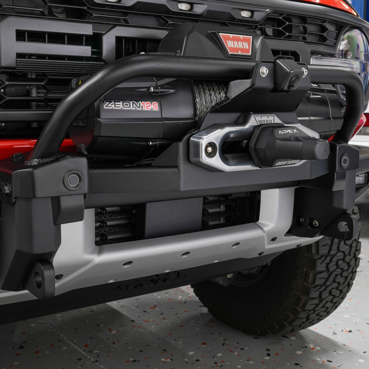 IAG I-Line Heavy Duty Winch Mount 2021+ Ford Bronco - Installed 2