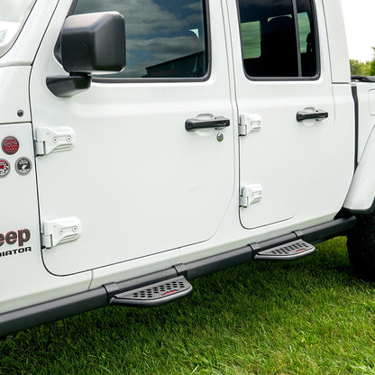 IAG EZ-Step® Add-on (2 Pair) for 2018+ Jeep Wrangler 4 Door / 2020-25 Gladiator - Installed 2