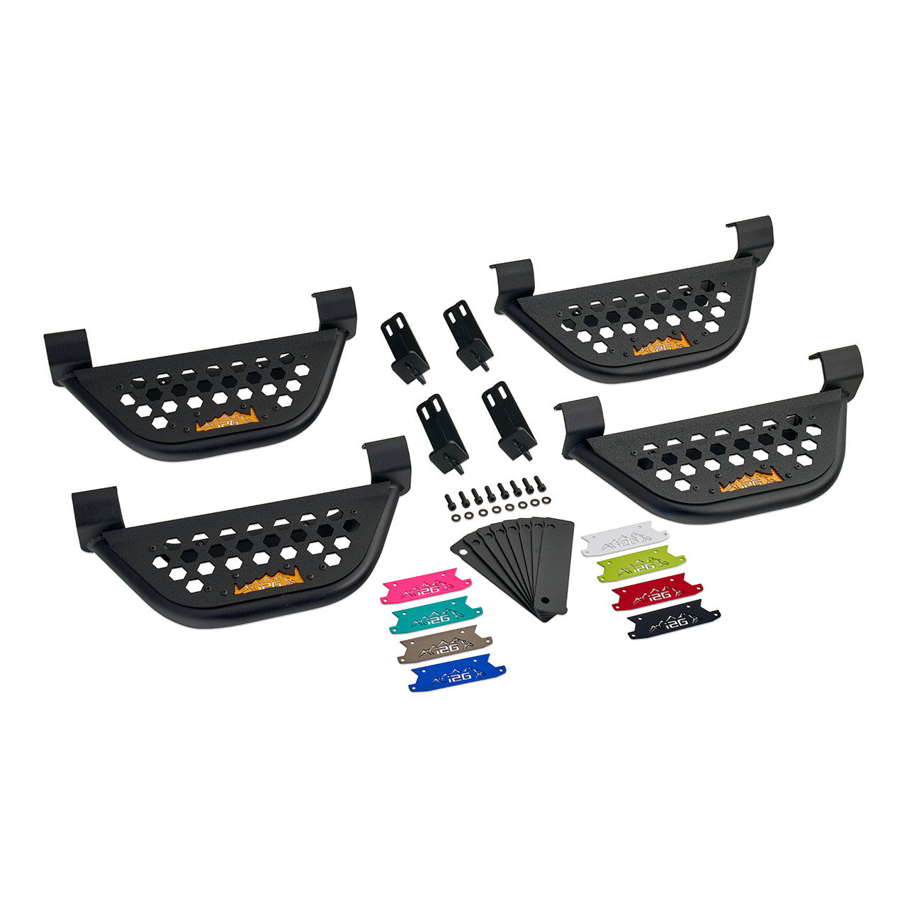 IAG EZ-Step Add on (2 Pair) for 2018+ Jeep Wrangler 4 Door / 2020+ Gladiator - Layout
