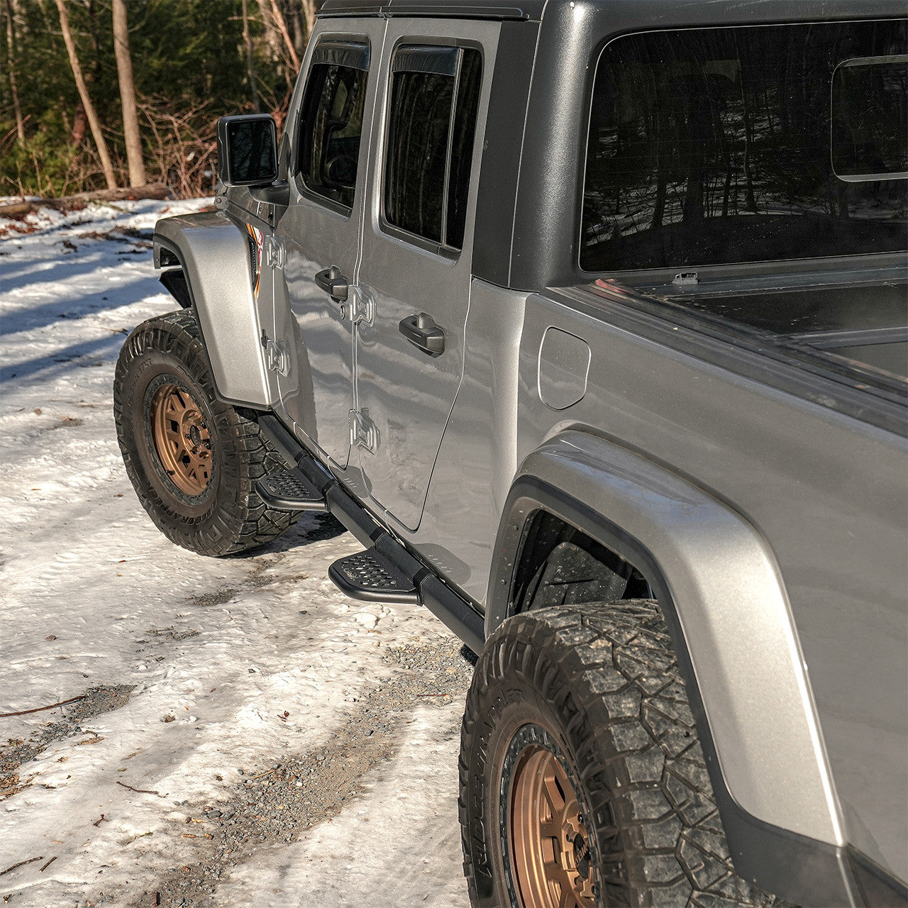 IAG EZ-Step® Add-on (2 Pair) for 2018+ Jeep Wrangler 4 Door / 2020-25 Gladiator - Installed 8