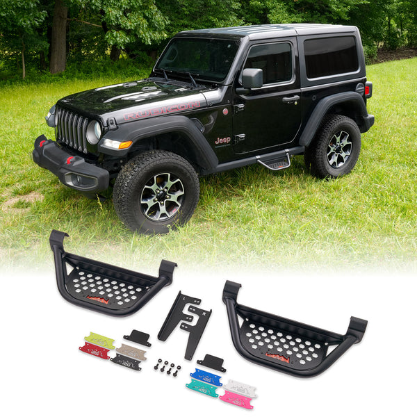IAG Drop Down EZ-Step® Add-on (1 Pair) For 2018+ Jeep Wrangler 2 Door