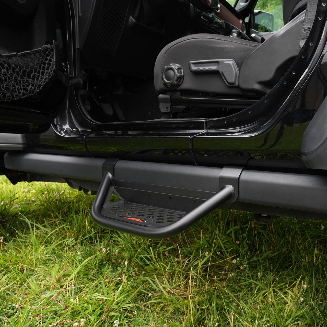 IAG Drop Down EZ-Step® Add-on (1 Pair) For 2018+ Jeep Wrangler 2 Door - Installed