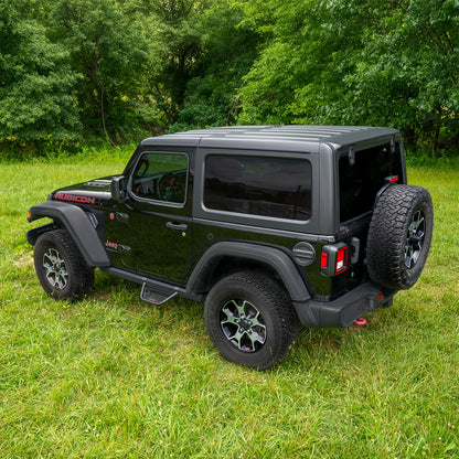 IAG Drop Down EZ-Step® Add-on (1 Pair) For 2018+ Jeep Wrangler 2 Door - Installed - 3