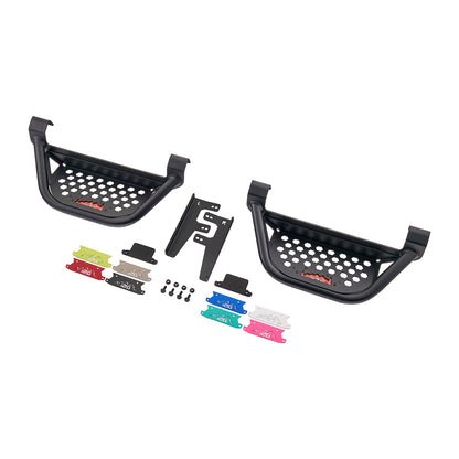 IAG Drop Down EZ-Step® Add-on (1 Pair) For 2018+ Jeep Wrangler 2 Door - Layout Shot