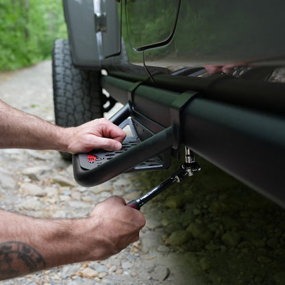 IAG Drop Down EZ-Step® Add-on (1 Pair) For 2018+ Jeep Wrangler 2 Door - Securing