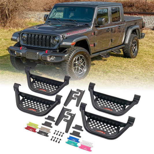 IAG Drop Down EZ-Steps® Add-on (2 Pair) For 2018+ Jeep Wrangler 4 Door / 2020+ Gladiator