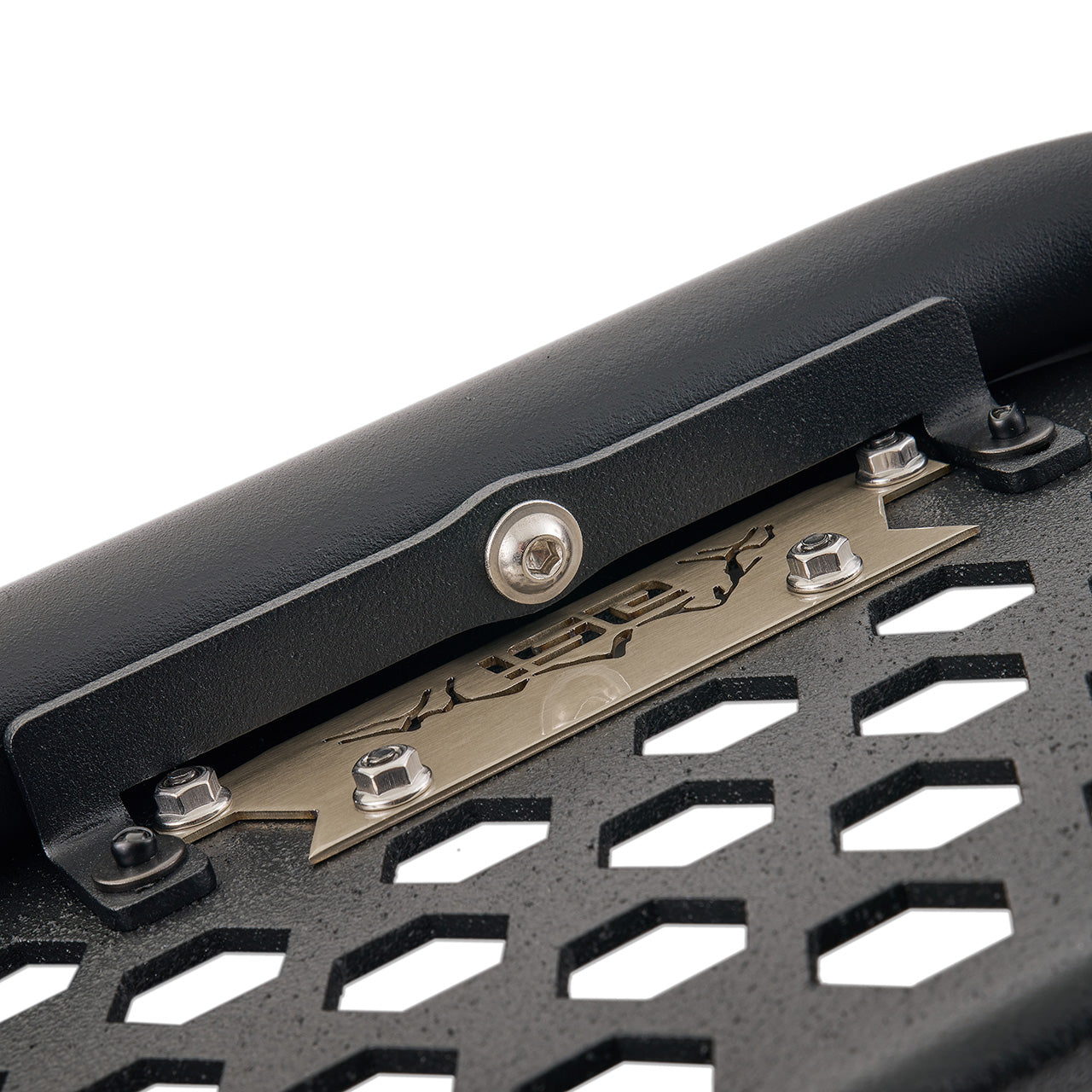 IAG Drop Down EZ-Steps® Add-on for 2018+ Jeep Wrangler 4 Door / 2020+ Gladiator - Logo Plate Installed