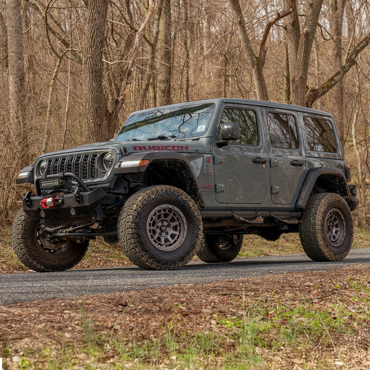 IAG Drop Down EZ-Steps® Add-on for 2018+ Jeep Wrangler 4 Door - Installed 