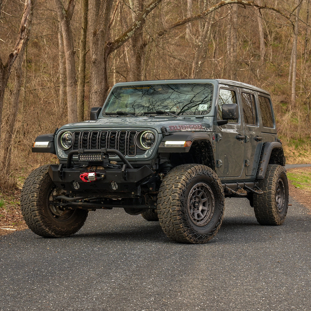 IAG Drop Down EZ-Steps® Add-on for 2018+ Jeep Wrangler 4 Door - Installed 2