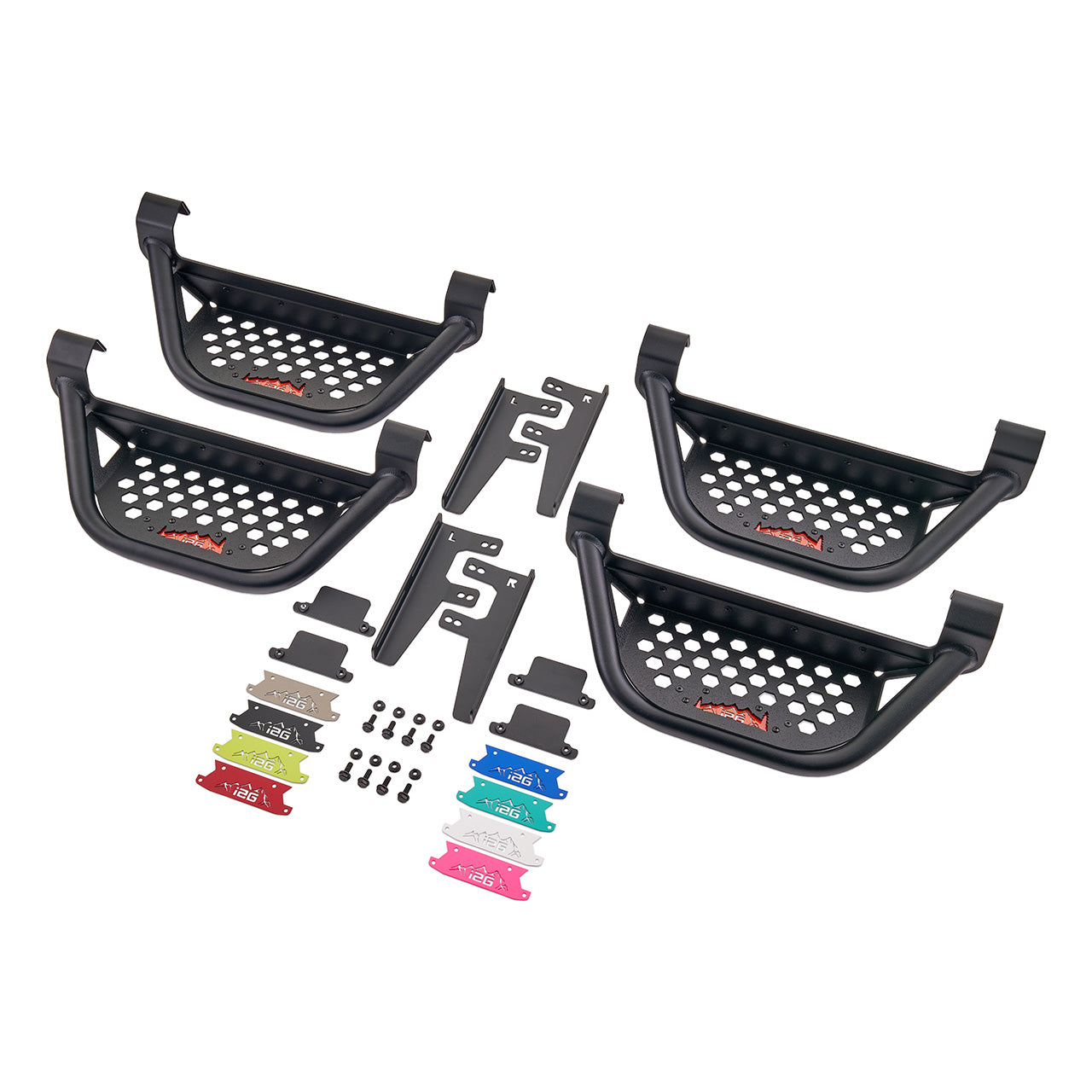 IAG Drop Down EZ-Steps® Add-on for 2018+ Jeep Wrangler 4 Door / 2020+ Gladiator - Product Layout