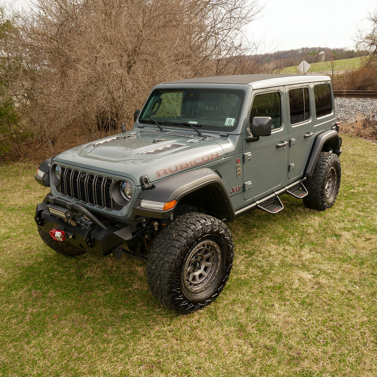 IAG Drop Down EZ-Steps® Add-on for 2018+ Jeep Wrangler 4 Door - Installed 4