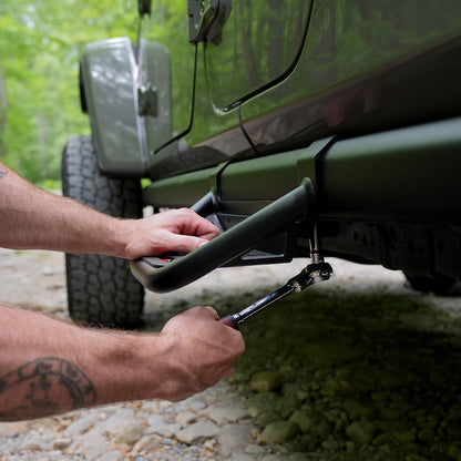 IAG Drop Down EZ-Steps® Add-on for 2018+ Jeep Wrangler 4 Door / 2020+ Gladiator - Securing
