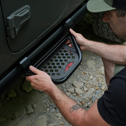 IAG Drop Down EZ-Steps® Add-on for 2018+ Jeep Wrangler 4 Door / 2020+ Gladiator - Easy Install