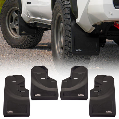IAG Trail Shield® Adjustable Front & Rear Mud Flap Set for 2024+ Toyota Tacoma 