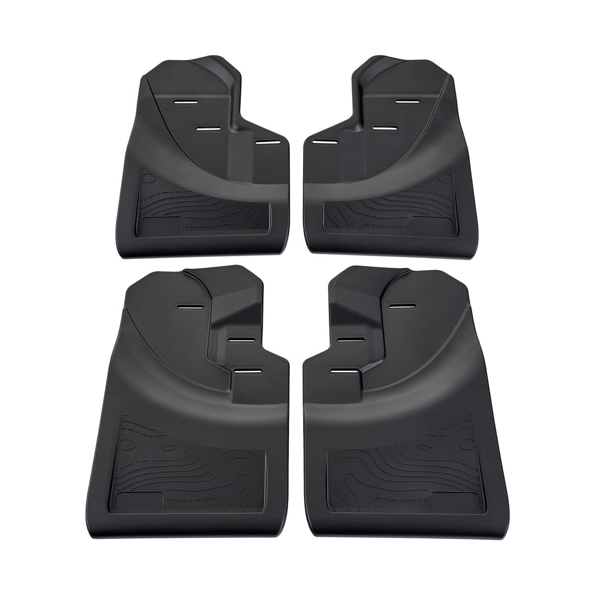 IAG Trail Shield® 2024+ Toyota Tacoma Adjustable Front & Rear Mud Flaps