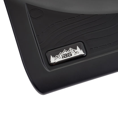 IAG Trail Shield® Adjustable Front & Rear Mud Flap Set for 2024+ Toyota Tacoma - Emblem