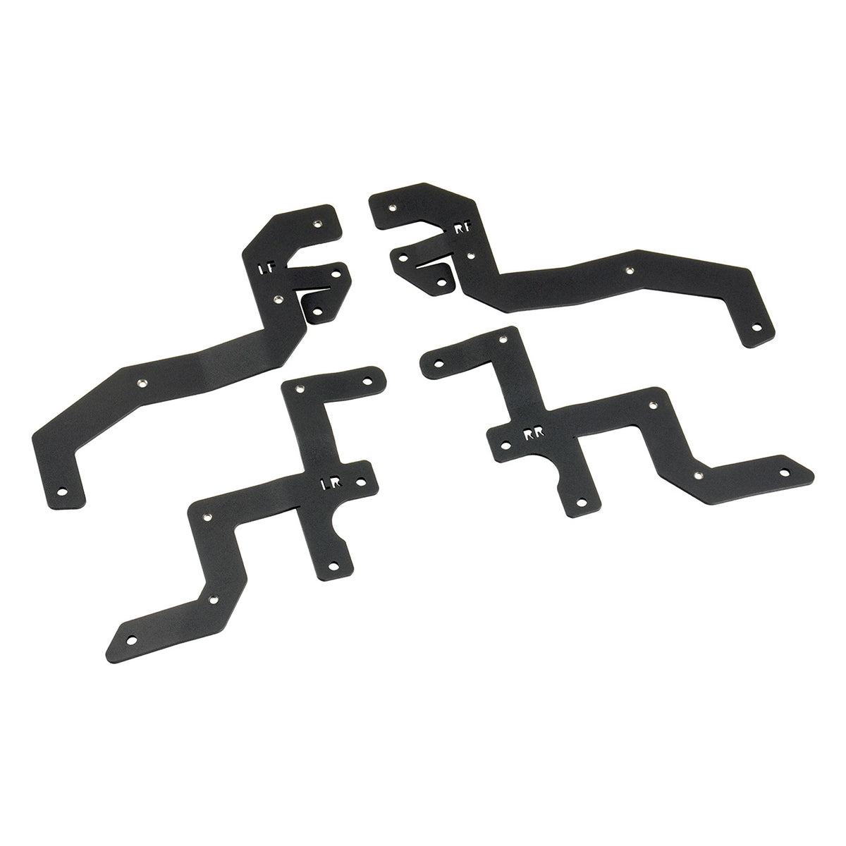IAG Trail Shield® Adjustable Front & Rear Mud Flap Set for 2024+ Toyota Tacoma - Brackets