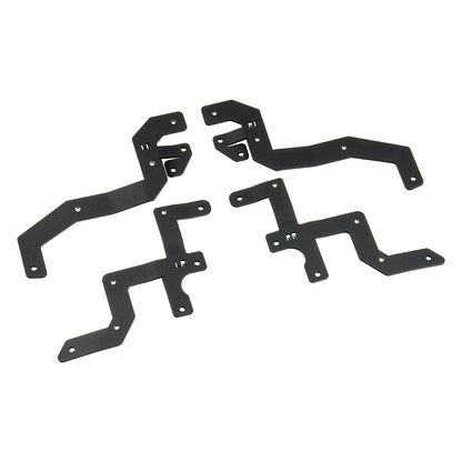 IAG Trail Shield® Adjustable Front & Rear Mud Flap Set for 2024+ Toyota Tacoma - Brackets