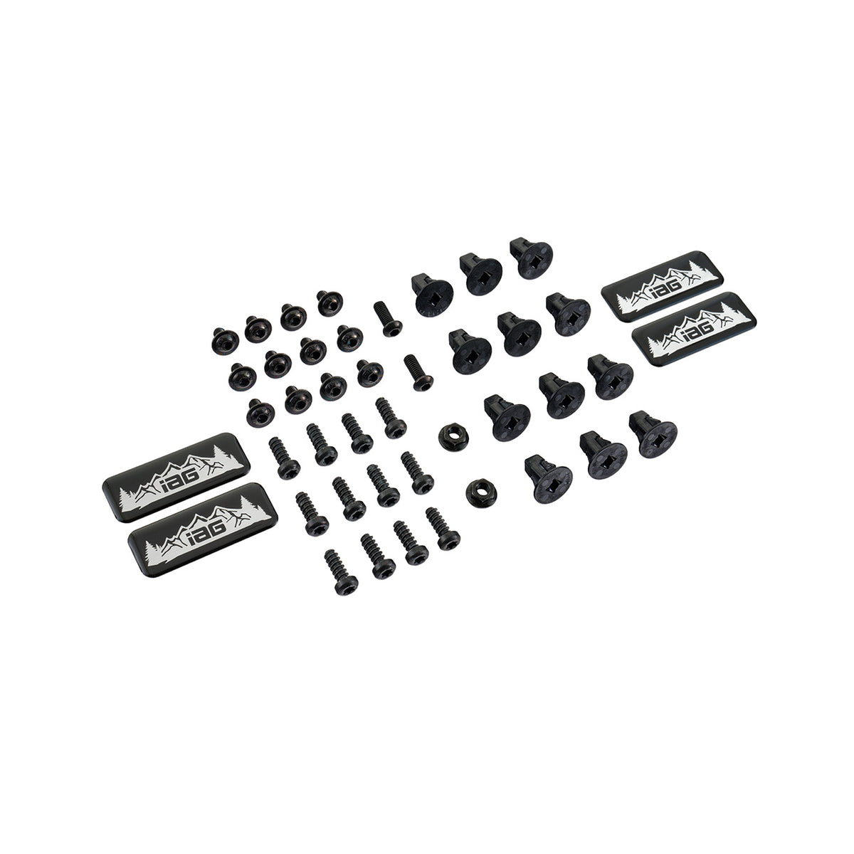 IAG Trail Shield® Adjustable Front & Rear Mud Flap Set for 2024+ Toyota Tacoma - Hardware Pack