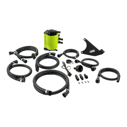 IAG Air / Oil Separator (AOS) For 2020+ Outback XT, 2022+ Outback Wilderness - Neon Yellow