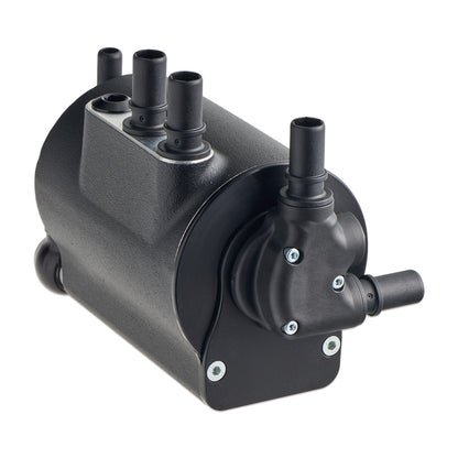 IAG Air Oil Separator AOS For 17-23 Ford F-150 & 17-25 Raptor 3.5L EcoBoost - Black Angle 4