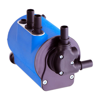 IAG Air Oil Separator AOS For 17-23 Ford F-150 & 17-25 Raptor 3.5L EcoBoost - Blue Angle 4