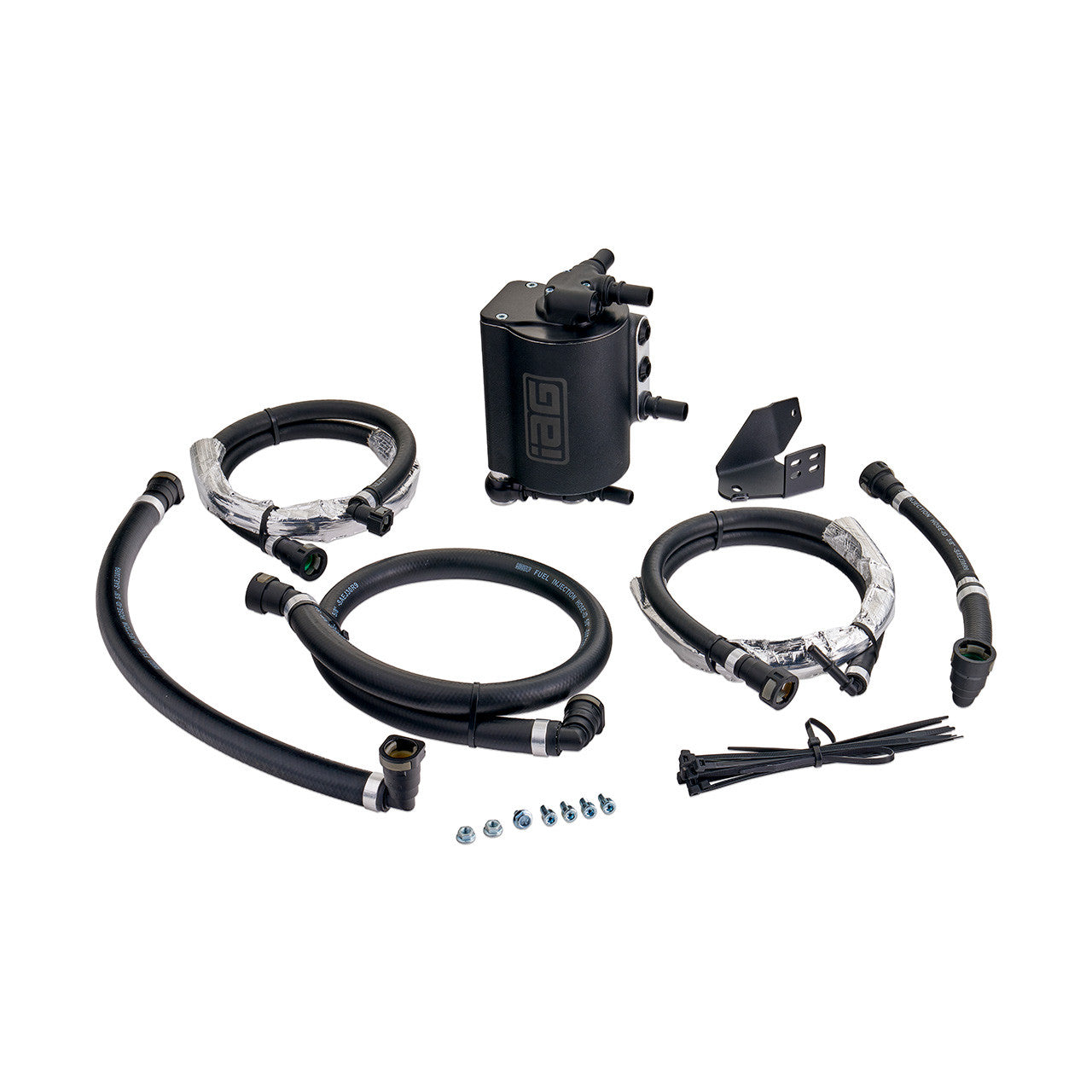 IAG Air Oil Separator AOS For 2021+ 2.3L Ford Bronco - Black Parts Layout
