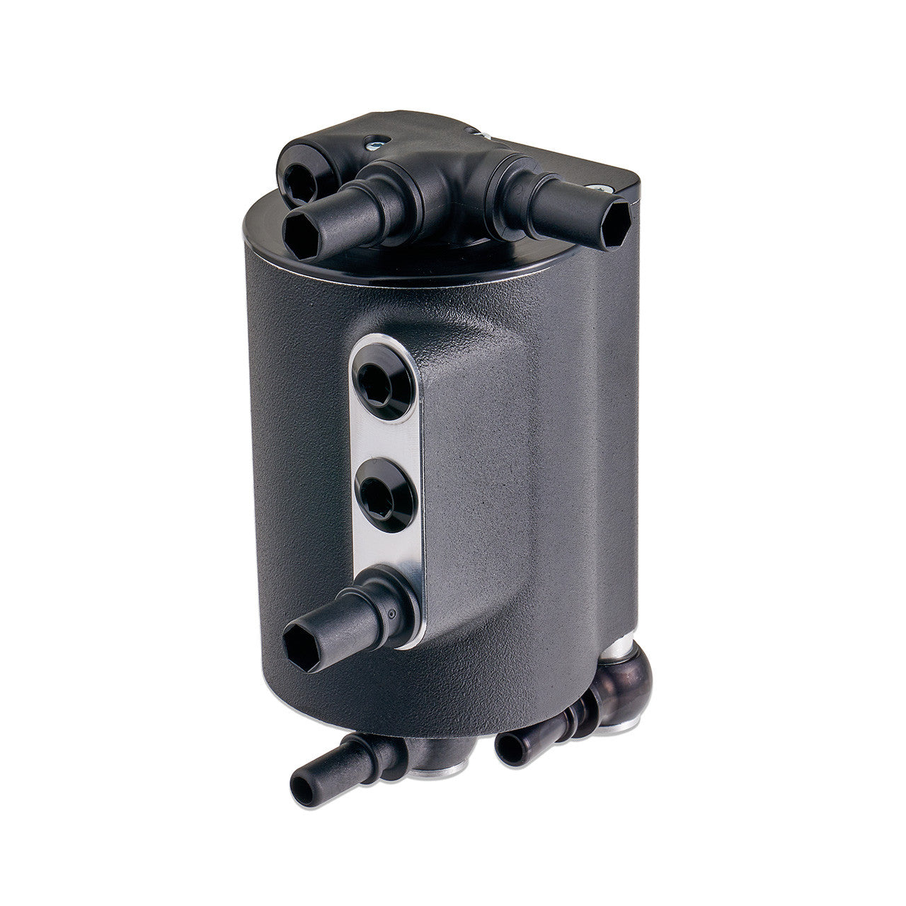 IAG Air Oil Separator AOS For 2021+ 2.3L Ford Bronco - Black Angle 2