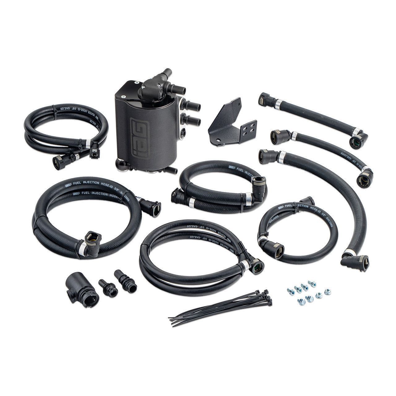 IAG Air Oil Separator AOS For 2021+ 2.7L Ford Bronco - Black Layout