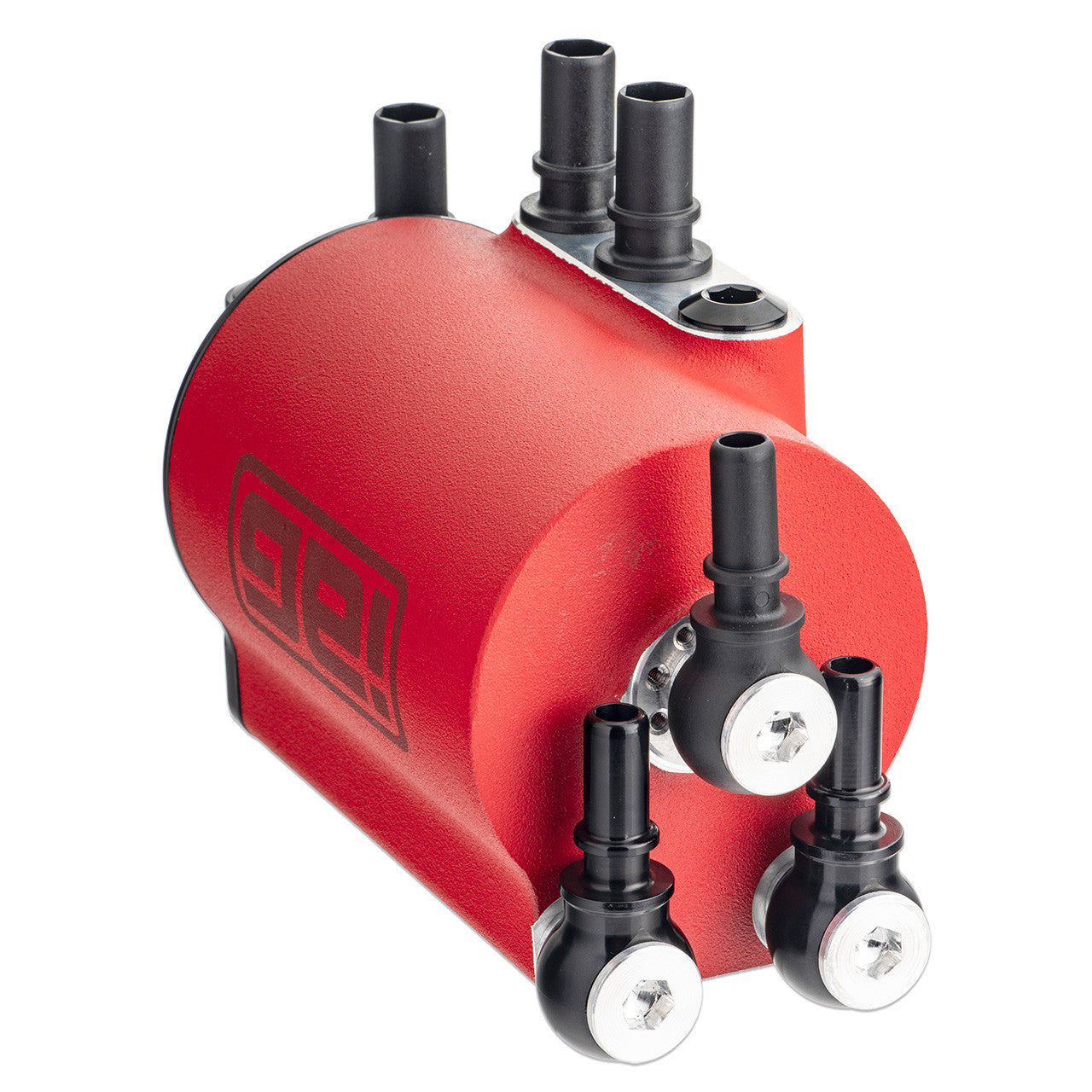 IAG Air Oil Separator AOS For 2021+ 2.7L Ford Bronco - Red Angle 3
