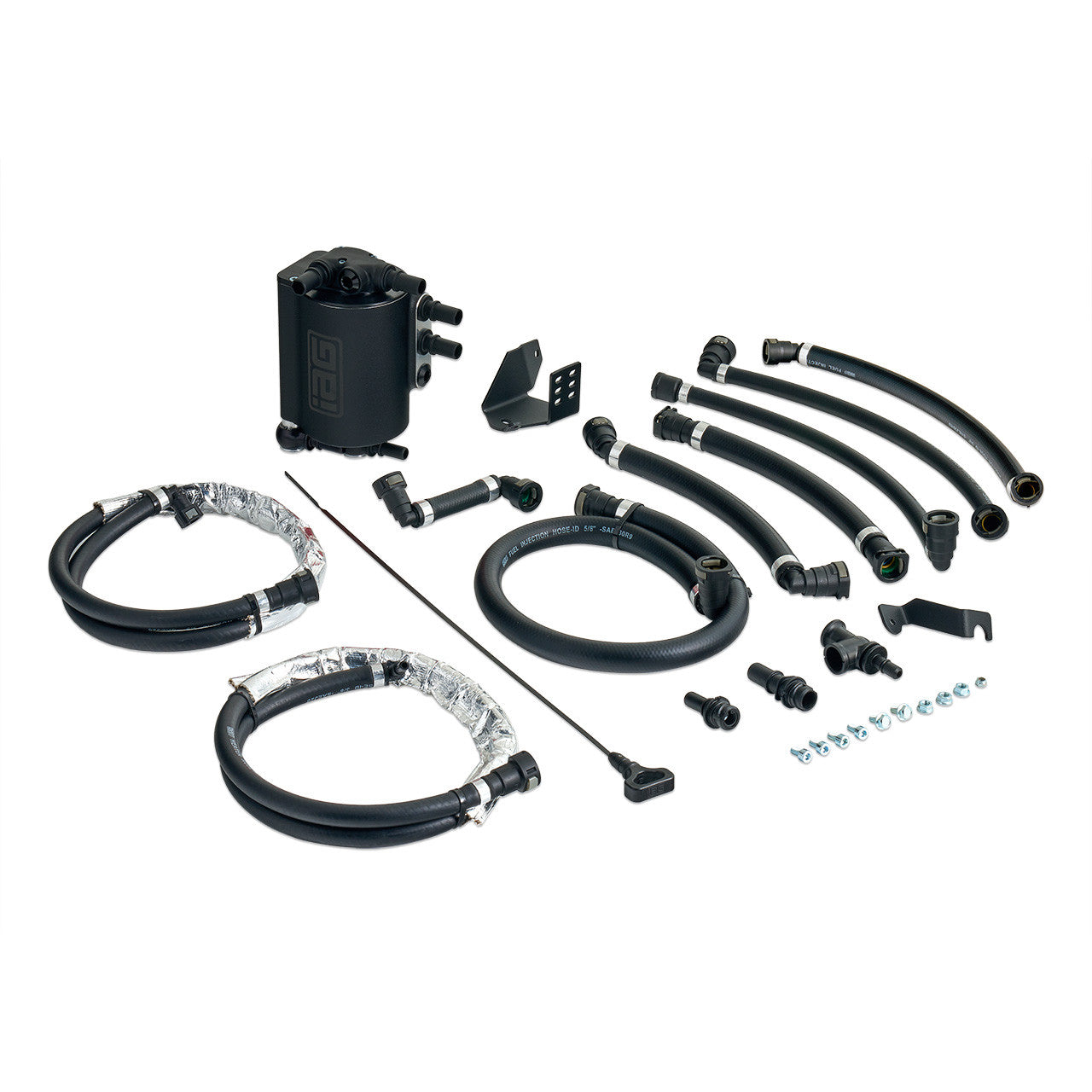 IAG Air Oil Separator AOS For 2022+ 3.0L Ford Bronco Raptor - Black Layout