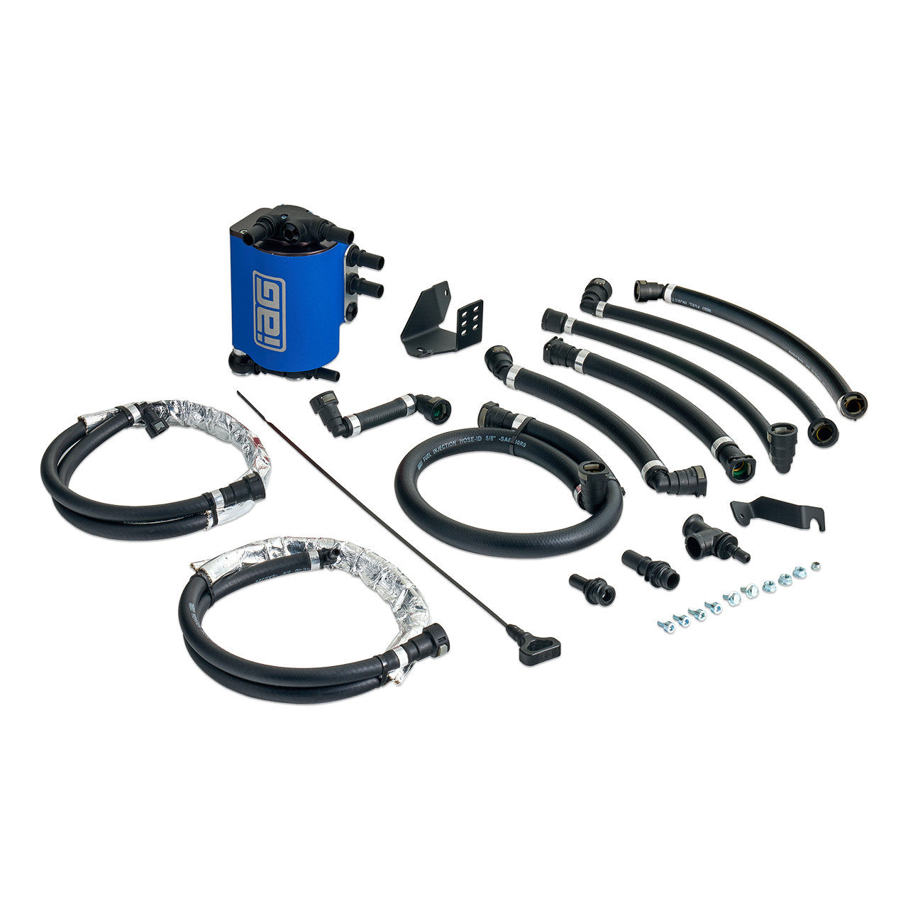 IAG Air Oil Separator AOS For 2022+ 3.0L Ford Bronco Raptor - Blue Layout